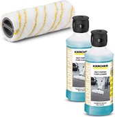 Kärcher Floor Cleaner' accessoires Universel - 2 rouleaux microfibres JAUNE - 2x nettoyeur de sols RM 536