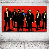 Pop Art Reservoir Dogs Poster in lijst - 105 x 75 cm Fotopapier Mat 180 gr Framed - Popart Wanddecoratie