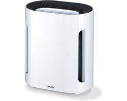 Beurer LR 210 Luchtreiniger – 3 x Filter: voorfilter + HEPA H13 filter + actief koolfilter – Nachtmodus – Timer – 3 Standen - Tot 26 m² - 3 Jaar garantie - Wit