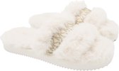 Michael Kors Scarlett Dames Slipper - Cream - Maat 38.5