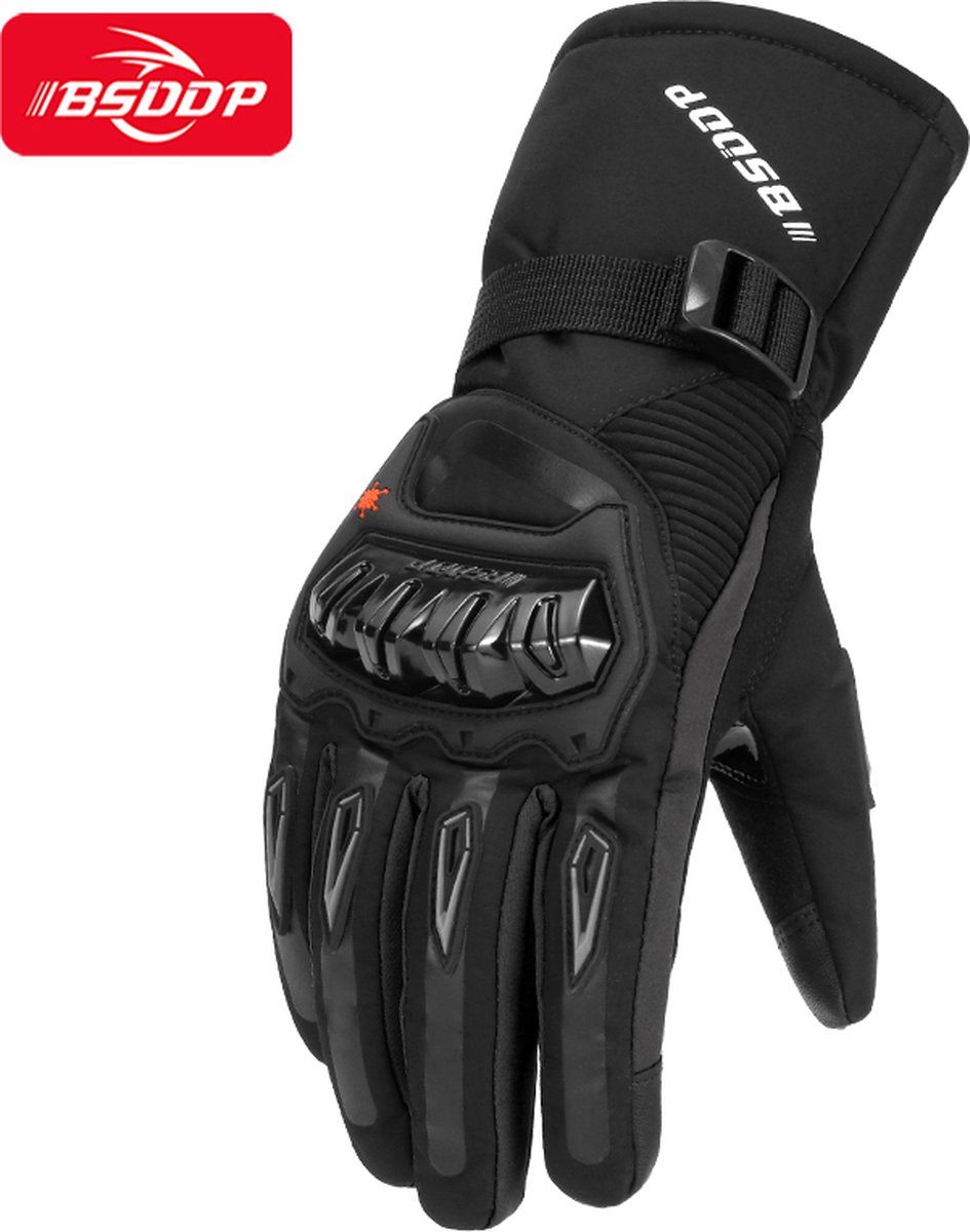 BSDDP - Motorhandschoenen Zwart - Winter - Waterproof - Windproof - Touchscreen - Maat XL
