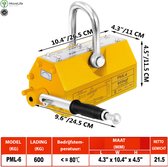 MoreLife Magnetische Lifter - Staalplaat Lifter - Bouwplaat Lifter - Magnetische Staalplaat Lifter -  600 KG