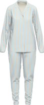 Tom Tailor Pure Cotton gestreepte dames doorknoop pyjama - Maat 44