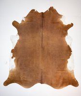 KOELAP Koeienhuid Vloerkleed - Bruin Egaal - 230 x 250 cm - 1004437