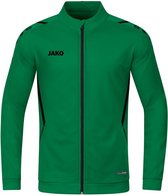 JAKO Polyesterjack Challenge Sportgroen-Zwart Maat 3XL