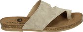 Cosmos 6106703 - Volwassenen Platte sandalen - Kleur: Taupe - Maat: 37