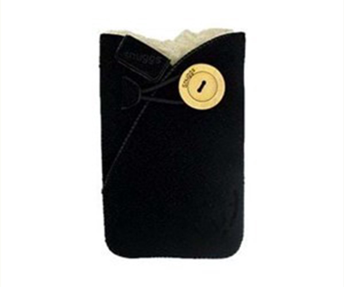 Snuggs Universele mobiele Mp3 Case Cover ( Iphone 5/Samsung S4) - Zwart