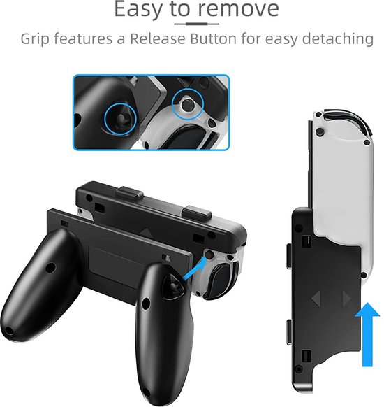 JoyCon Controller Grip Set Controller Grip voor Nintendo switch