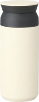 Kinto Travel Tumbler 350ml - wit - rvs thermosfles - koffiecup - herbruikbaar - koffiebeker