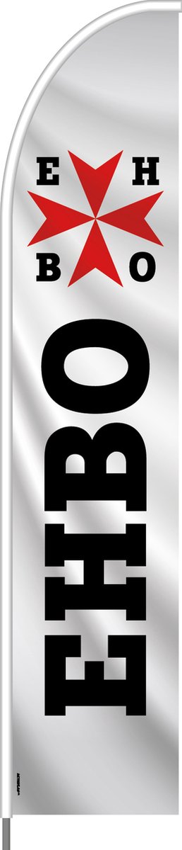 Beachflag - EHBO - Vlag + Hengelsysteem + Draagtas - Actievlag.nl