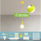 LEDatHOME – E27 Badkamer - Balkon hanglamp inclusief LED-lamp – Geel