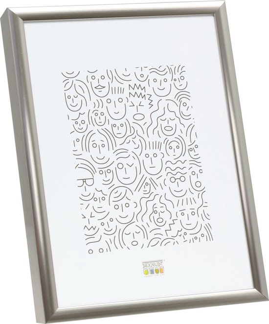 Cadre Photo Aluminium Deknudt - Noir 60x90 Cm - Design Moderne Et Léger