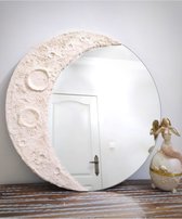 Maanpatroon decorspiegel - Voor elk vertrek - Ideaal cadeau - Grote spiegel