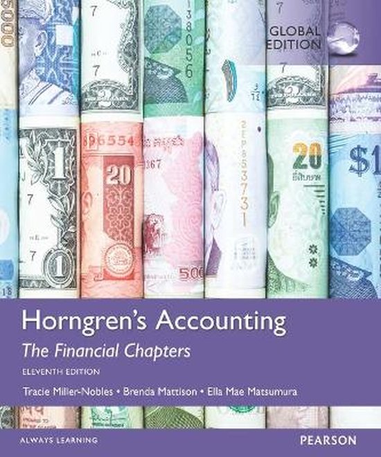 Horngren's Accounting 11th Edition Answers Horngren's Accounting, The Financial Chapters, Global Edition