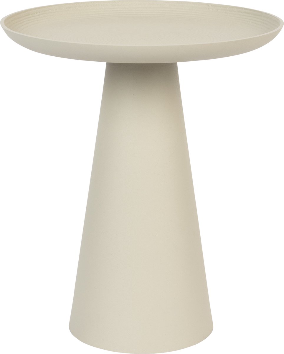 Housecraft Living Ringar Bijzettafel Rond 39,5x39,5 cm Metaal Wit