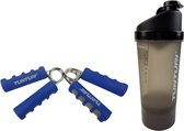 Tunturi - Fitness Set - Knijphalters 2 stuks - Shakebeker