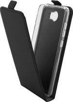 Huawei Y5II Hoesje - Mobiparts - Premium Serie - Kunstlederen Flipcase - Zwart - Hoesje Geschikt Voor Huawei Y5II