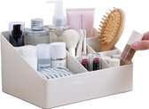 Make-Up Organizer - Opbergdoos - Cosmetica - Wit/Creme  -Sieraden - Nagelak - make up organizer - make up organizers