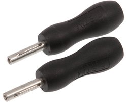 E-stim adaptor 2 mm to 4 mm pair