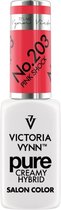 Gellak Victoria Vynn™ Gel Nagellak - Gel Polish - Pure Creamy Hybrid  - 8 ml - Pink Shock - 203