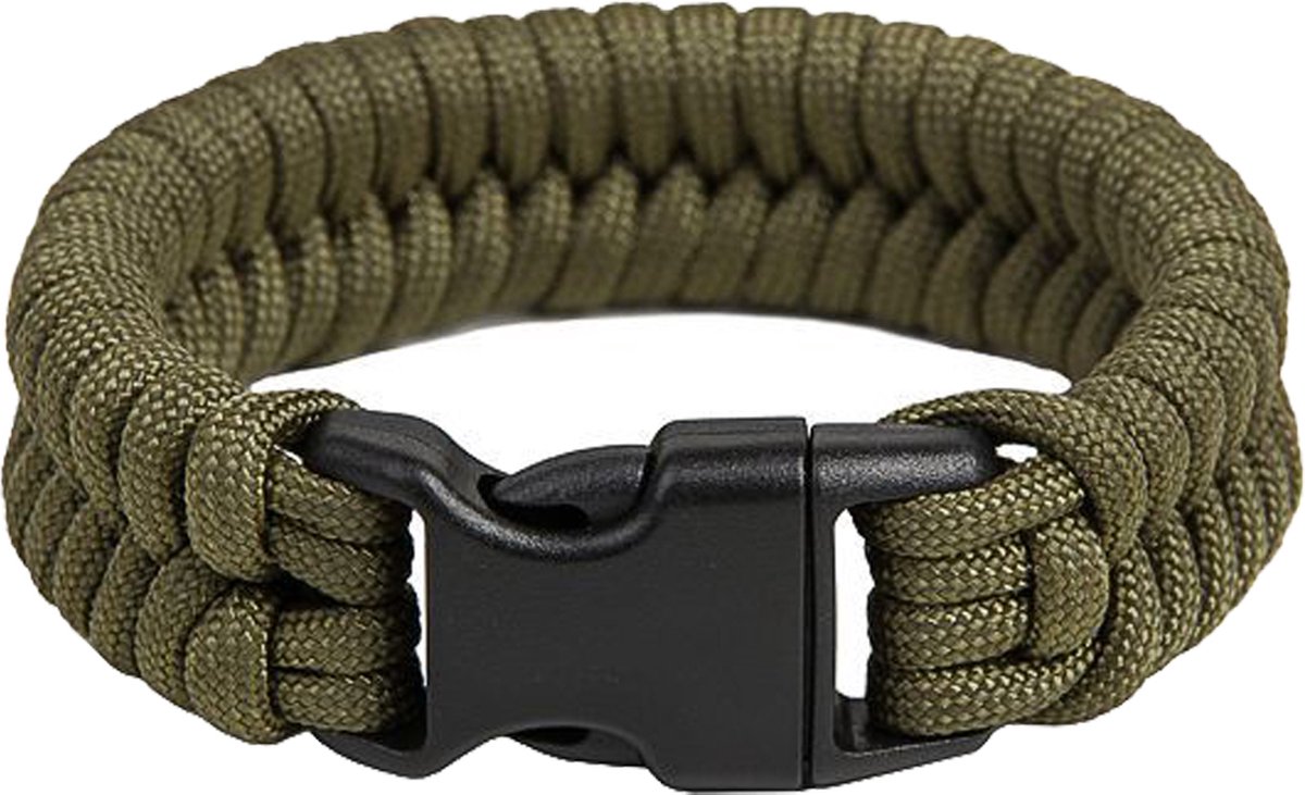 "Cobra Tactical Solutions Paracord Armband ""Fish"" - Polycarbonaat - Legergroen"