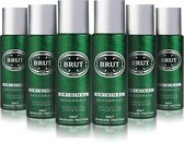 Brut - Deospray  - Original - 6 x 200 ml - Voordeelverpakking