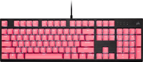 Corsair PBT Double-Shot Pro Qwerty Toetsenbordcover - Roze