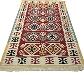 Kelim Vloerkleed Tefenni - Kelim kleed - Kelim tapijt - Turkish kilim - Oosterse Vloerkleed - 120x180 cm