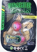 Fidget Toys- Finger Balls- Led Light- Control the Ball- Roze