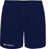 Short Givova Capo, P018, korte broek met zijzakken (!), Navy blauw, maat 3XL, geborduurd logo