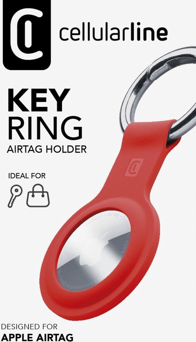 Hilvard - Porte-tracker - Porte-clés - Convient pour Apple Airtag -  Étiquettes de clés