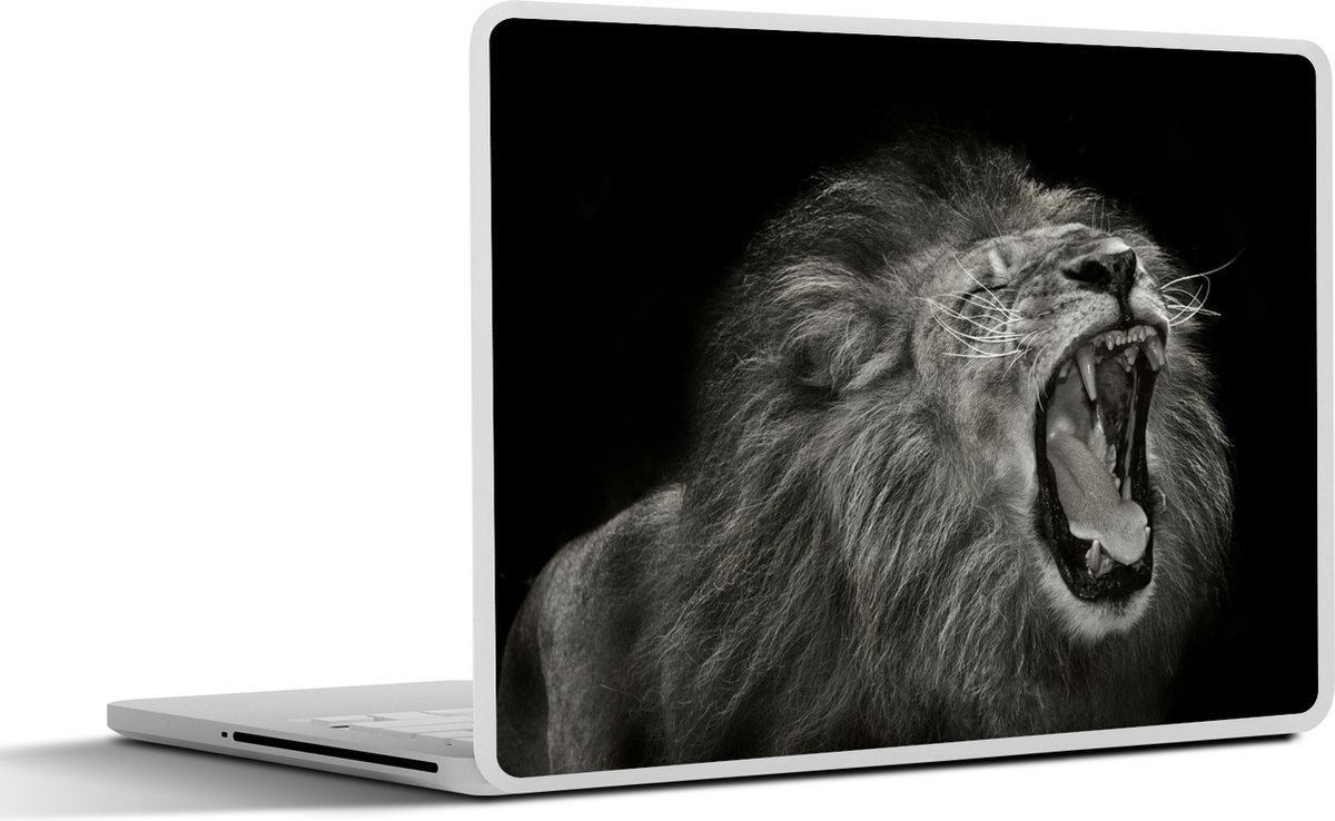 Laptop sticker - 11.6 inch - Leeuw - Wild - Jagen - 30x21cm - Laptopstickers - Laptop skin - Cover