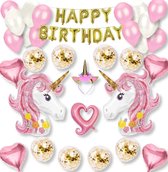 Partypakket® Eenhoorn Verjaardag Versiering - All-in-one Feestpakket - Decoratie - Ballonnen - Feestpakket - Verjaardag - Feest versiering