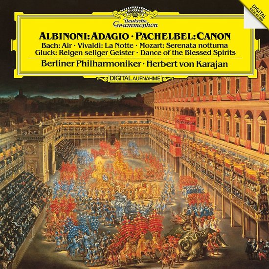 Foto: Berliner philharmoniker herbert von karajan albinoni adagio pachelbel canon lp reissue 