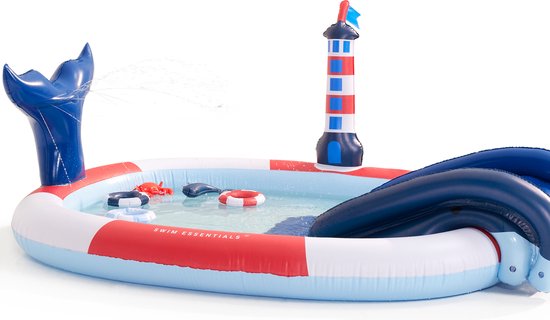 Swim Essentials | Meerkleurig Walvissen Speelzwembad