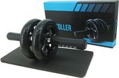Aiersi - Ab Roller - Geluidloos - Antislip - Inclusief Mat - Fitness - Buikspieren - Training - Thuis Sporten