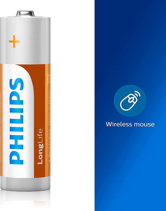 Philips Longlife Batterijen - AA - 48 stuks (4 Blisters a 12 st) - Philips