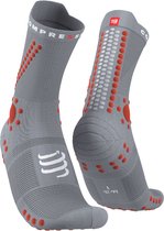 Compressport Pro Racing Socks v4.0 Trail Alloy/Orangeade - Hardloopsokken
