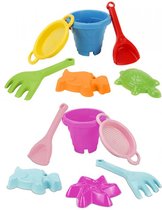 Zandbak speelgoed / Strandspeelgoed 6-delig |Strandsetje met Zandspeelgoed inclusief Strandemmer, Schepjes en Zandvormen