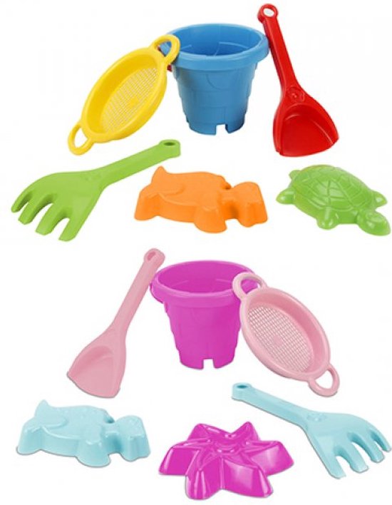 Zandbak speelgoed / Strandspeelgoed 6-delig |Strandsetje met Zandspeelgoed  inclusief... | bol.com