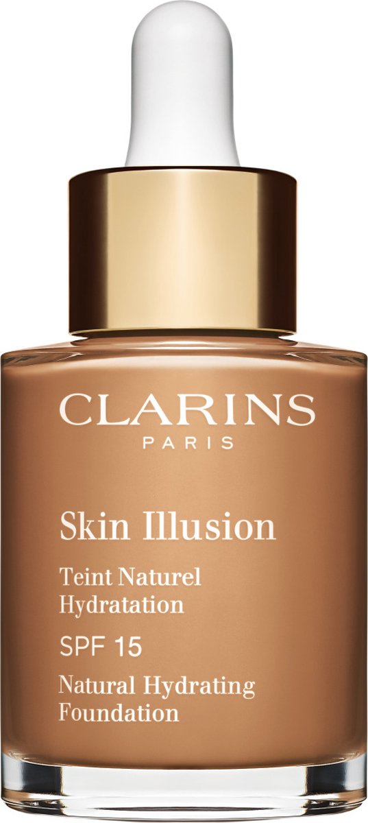 Goedkoopste Clarins Skin Illusion Teint Naturel Hydratation - SPF 15 - Foundation - 114 Cappuccino - 30 ml