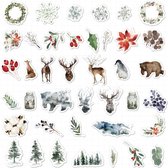 Washi Stickers Winter - 40 Stickers - Thema Winter En Hert - Bullet Journal - Scrapbooking - Agenda Stickers - Decoratie Sticker