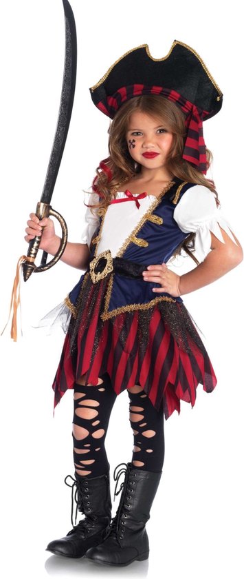 LEG-AVENUE - Piraten rover kostuum voor meisjes - jaar) - Kinderkostuums