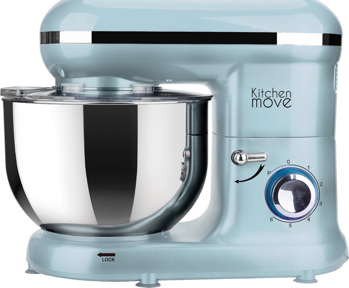 KitchenMove 1519 - Keukenmachine Dallas - Staande Mixer - 1500 Watt - 5.5 L