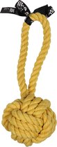 Ebi 'are you knots' bal met lus 25cm geel