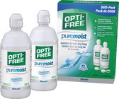 OPTI-FREE® PureMoist® Duopack - lenzenvloeistof - 2x 300ml