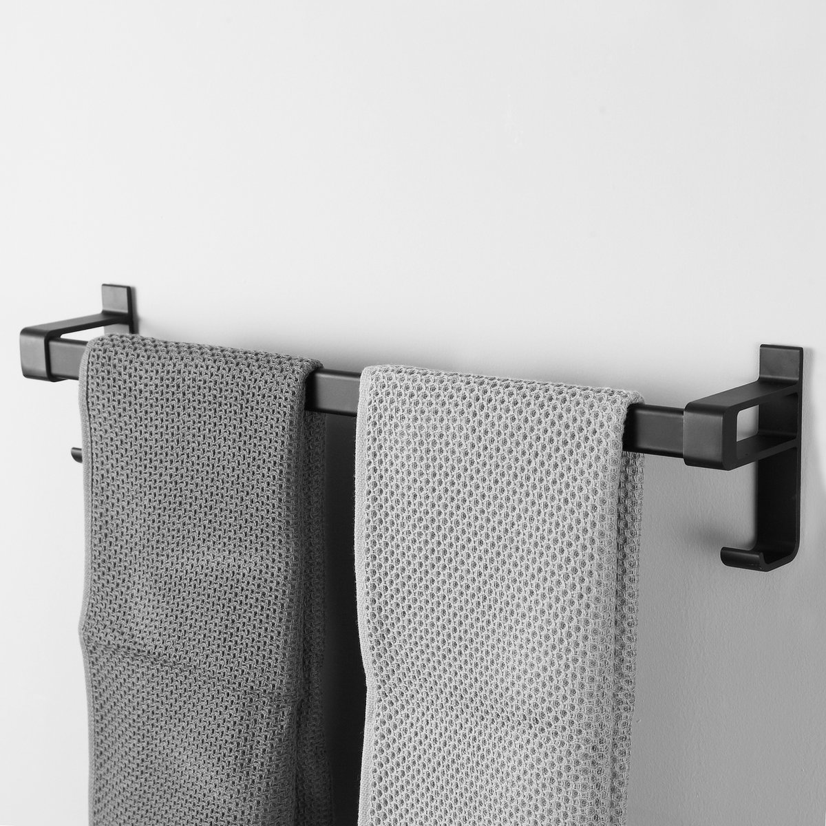 Cgoods handdoekrek zonder boren - handdoekrek badkamer - handdoekhouder - handdoekstang - 60CM