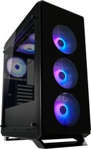 GAME HERO Fairy Gaming PC Behuizing Zijpaneel Van Gehard Glas RGB – 2 x USB 3.0 - 2 x USB 2.0 - HD Audio - 6 x 120mm RGB Case Fans