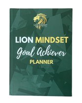Lion Mindset Goal Achiever Planner | Agenda | To-Do- List | Doelen | Intenties | Affirmaties | Persoonlijke Ontwikkeling | Zelfvertrouwen | Productiviteit | Focus | Quotes | A5 | Leeslint | Ongetadeerd