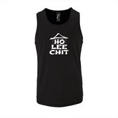 Zwarte TankTop met " Ho Lee Chit " print Wit size XXXL